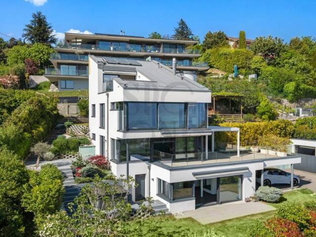 Vom Architekt entworfene Villa mit Panoramablick im Herzen von Lavaux