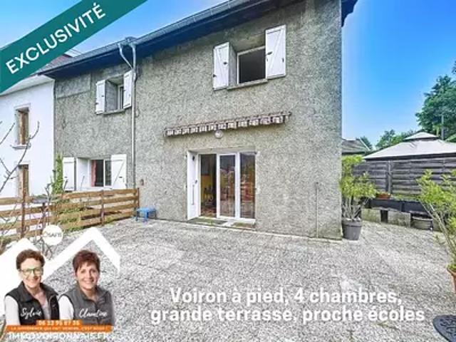 Voiron 38500 Achat / Vente maison 5 pièces t5 terrasse parking