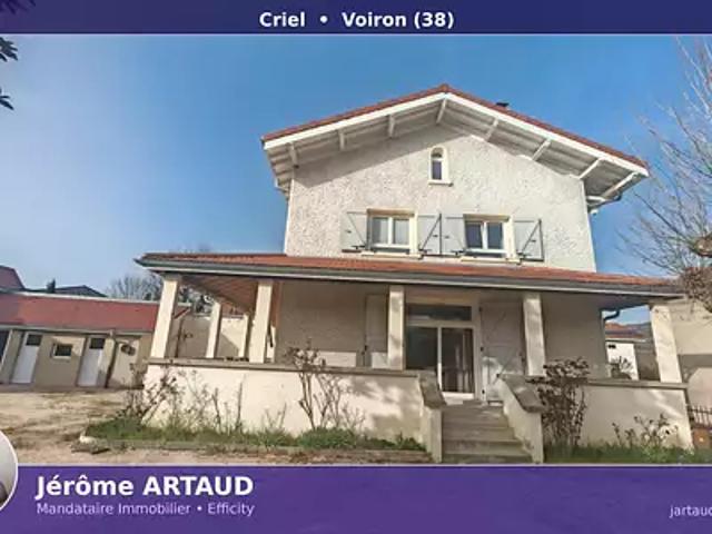 Voiron 38500 Achat / Vente maison 7 pièces t7 jardin terrasse