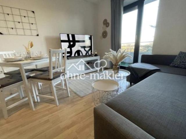 Voll möblierte 49 m² Wohnung mit Balkon, Aufzug, EBK, Schwimmbad/Sauna & optionalem TG Stellplatz