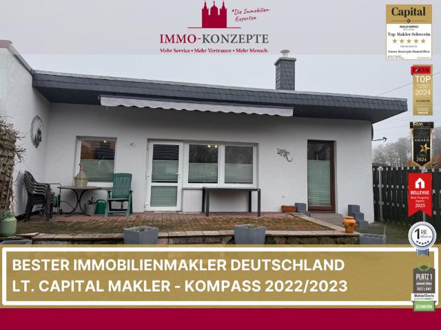 Voll ausgestatteter u. modernisierter Ferien Bungalow am Schweriner See Pachtland