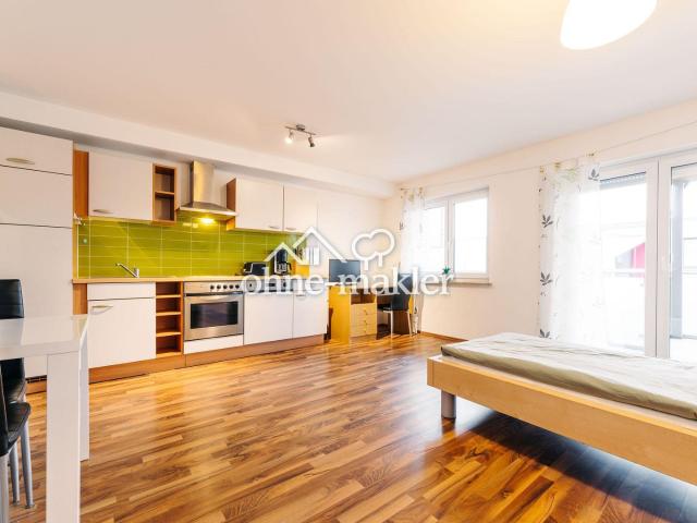 Vollmöbliertes 1 Zimmer Apartment mit großem Balkon