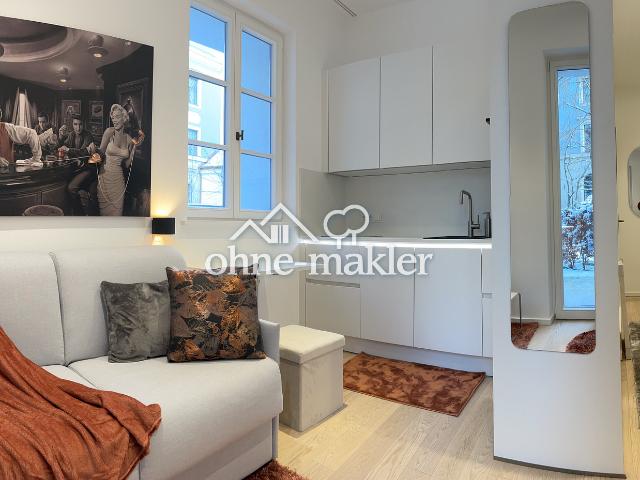 Vollmöbliertes, imposantes City Apartment mit EBK in Münchens Bestlage