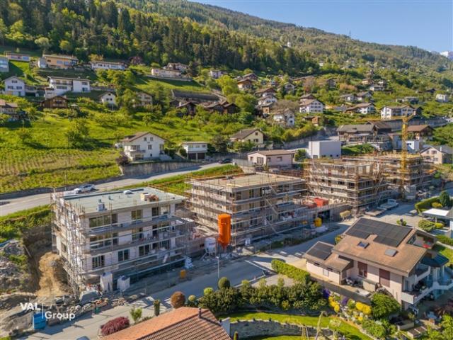 Vor den Toren von Sitten 2.5 Zimmer mit Balkon