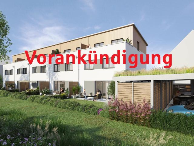 Vorankündigung NEUBAU: Innovative Reihenhäuser in Bad Boll!