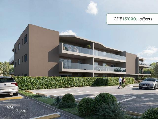 Votre 2.5 pièces neuf en attique avec CHF 15'000. d'économie