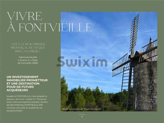 Votre terrain à Fontvieille, dans ce cadre de verdure
