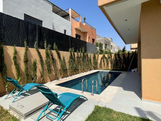 Votre villa neuve meublée avec piscine privée à Tahanaout