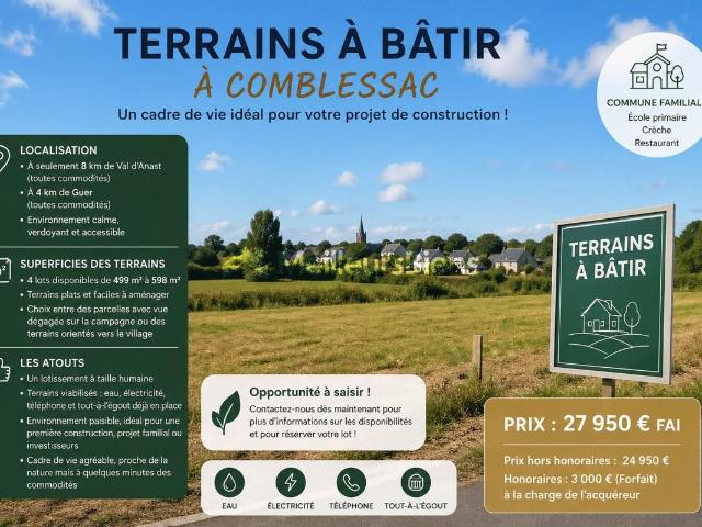 Votre futur terrain à bâtir dans un lotissement à taille humaine