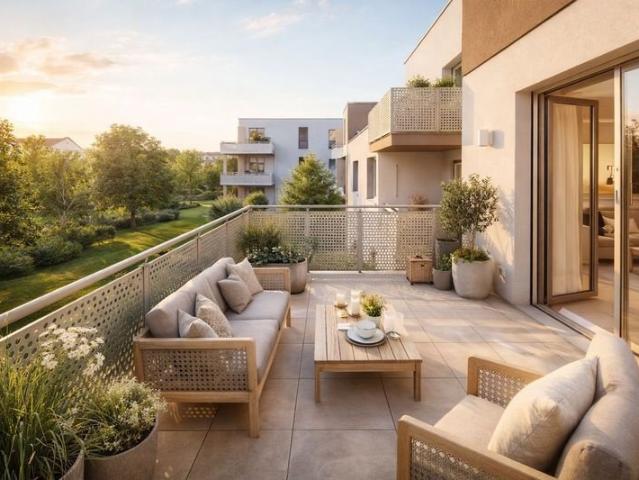 Votre futur cocon: T2 lumineux avec grande terrasse. 2 pièces, 50 m²