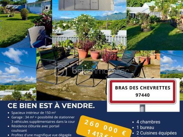 ? Votre Maison de Rêve Vous Attend à l’entrée de Bras des Chevrettes, 97440 Saint André ! ?