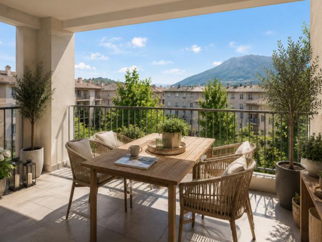 Votre nouvelle vie commence ici: T4 avec terrasse au cœur de Gap