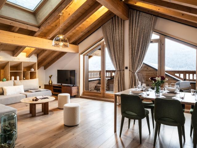 Votre retraite alpine ultime dans les Trois Vallées Méribel un duplex comme un chalet
