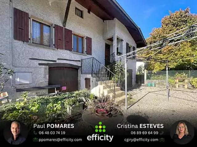 Vourey 38210 Achat / Vente maison 5 pièces t5 cave