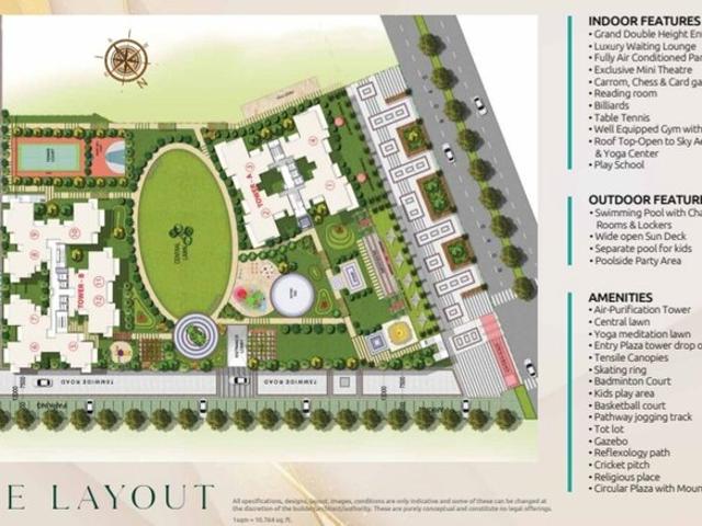 Vrinda Heritage Skyward 3 Bedroom 1697 Sq. Ft. Apartment in Sector 1 Greater Noida Listing ID: #10086