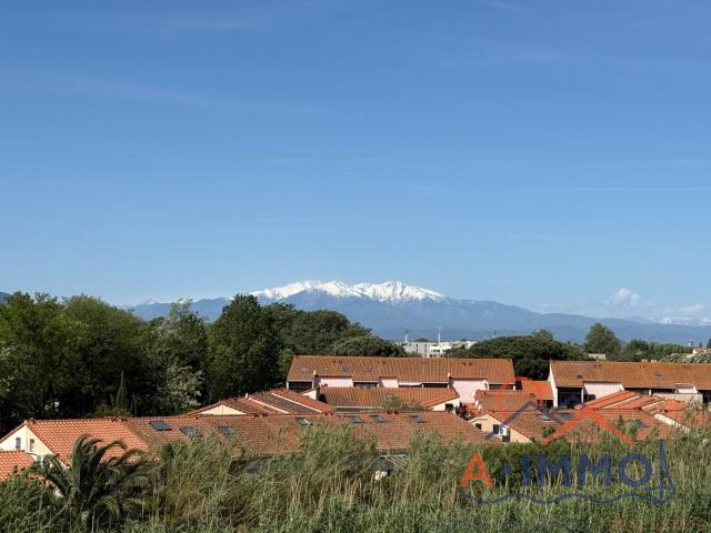 Vue Canigou et Albères pour ce Joli studio cabine dans belle résidence avec piscine à 100m de la plage