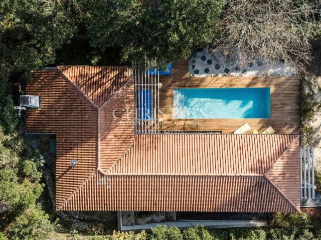 Vue Bassin Maison rénovée 5 chambres 141m² Pyla sur Mer
