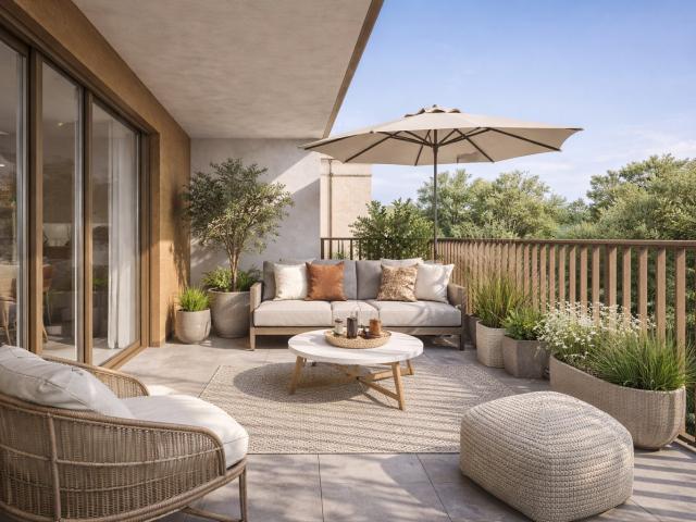 VUE DÉGAGÉE POUR CE MAGNIFIQUE T2 AU COEUR DU 8ÈME ARRONDISSEMENT DE MARSEILLE ! 2 pièces, 40 m²