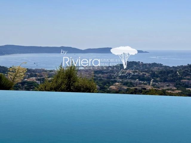 VUE MER EXCEPTIONNELLE et piscine à débordement à CAVALAIRE