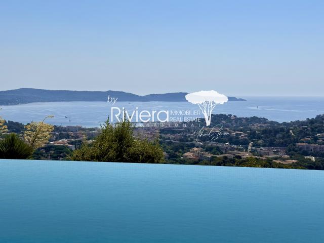 VUE MER EXCEPTIONNELLE et piscine à débordement à CAVALAIRE