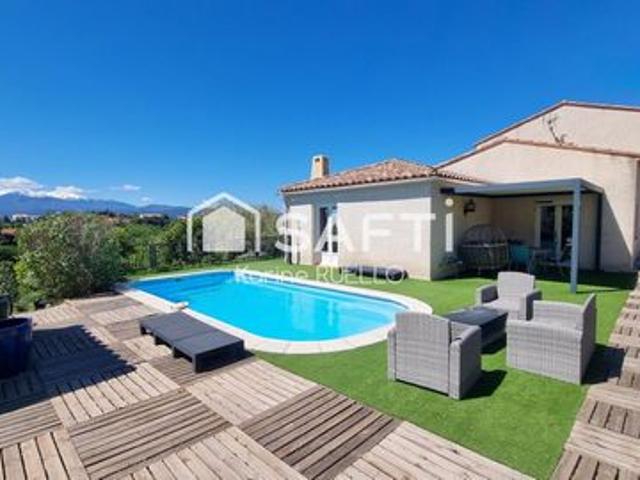 Vue panoramique Canigou & Albères – Villa 4 faces