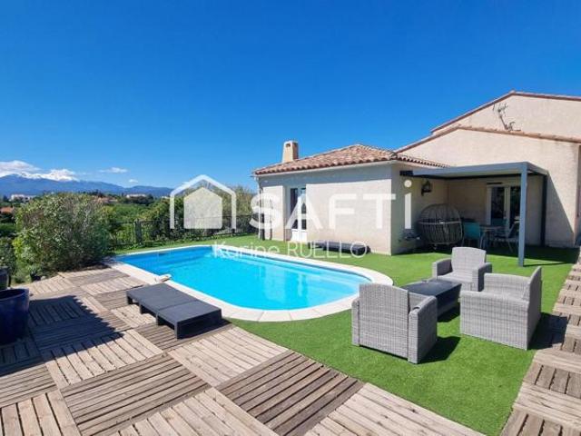 Vue panoramique Canigou & Albères – Villa 4 faces