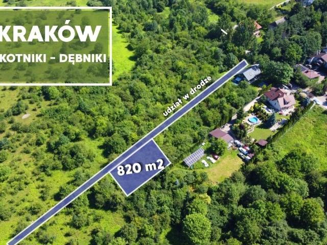 Własna działka 820 m² w Krakowie – inwestycja i relaks