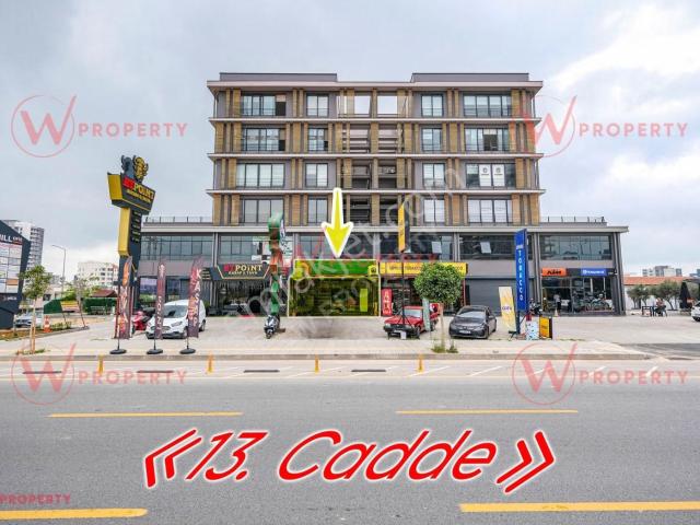 W Property Yenişehir 13.cadde Cepheli Zemin+depo Kiralık Dükkan