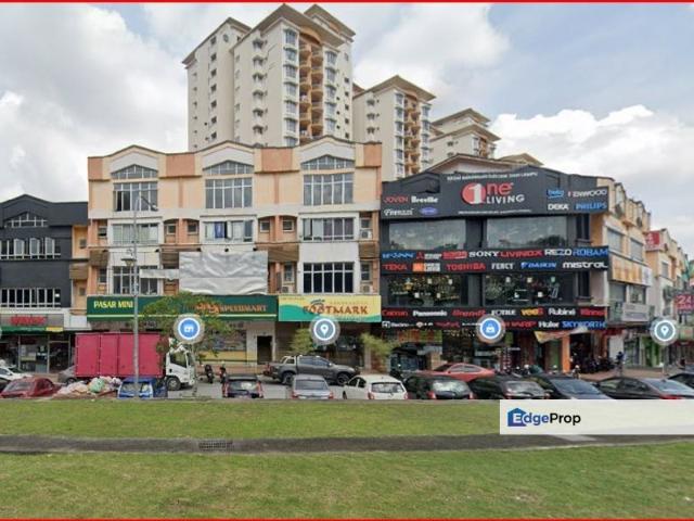 Wangsa Maju 3 Storey Shop Office Facing Main Road For Sale