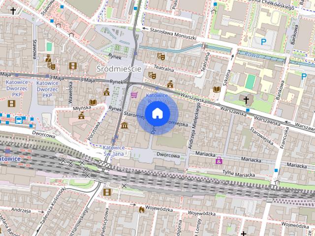WAKACYJNA PROMOCJA! Kawalerka w ścisłym centrum Katowic z C.O. | 2