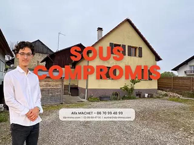 Waldighofen 68640 Achat / Vente maison 4 pièces t4 terrasse parking