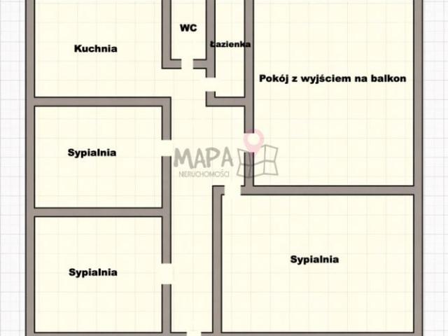 Walecznych 63,60 m², Szczecin