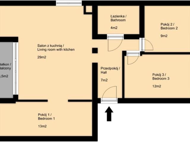 Waleriana Łukasińskiego 75 m², Dąbrowa Górnicza