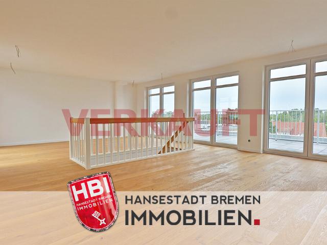 Walle / Neubau / Exklusive 4 Zimmer Maisonette Wohnung mit zwei Terrassen