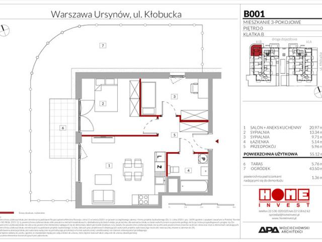 Warszawa, Ursynów, ul. Kłobucka 23A