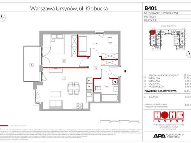 Warszawa, Ursynów, ul. Kłobucka 23A