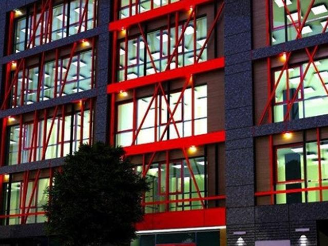 Warszawa, wola, portico office building