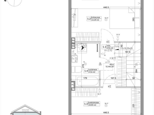Warszawa, Białołęka, Inna 4, 64.2m2