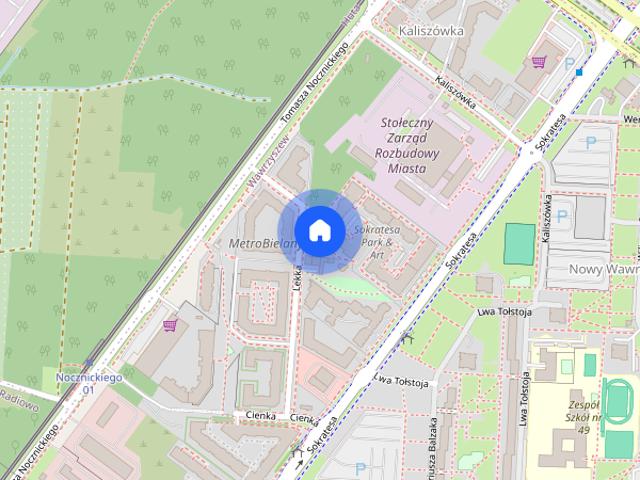 [Warszawa Bielany] Metro Młociny, ul Sokratesa, 50m2 z garażem i boxem