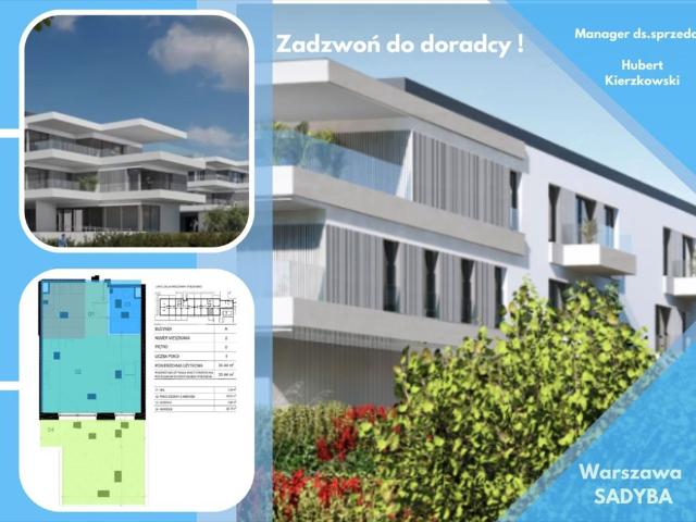 Warszawa, Mokotów Sadyba, Powsińska, 35,44 m2
