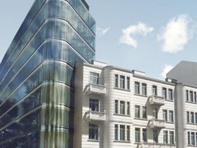 Warszawa, śródmieście, progi kamienica biurowa