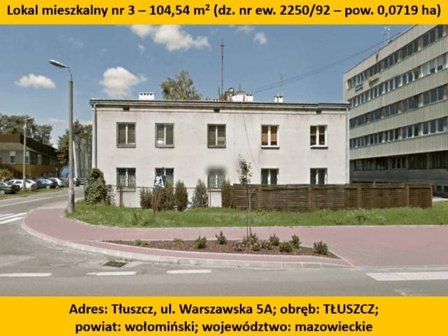 Warszawska 104,54 m², Tłuszcz