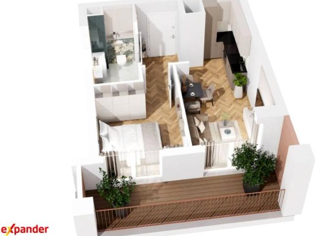 Warszawska 29,48 m², Lublin