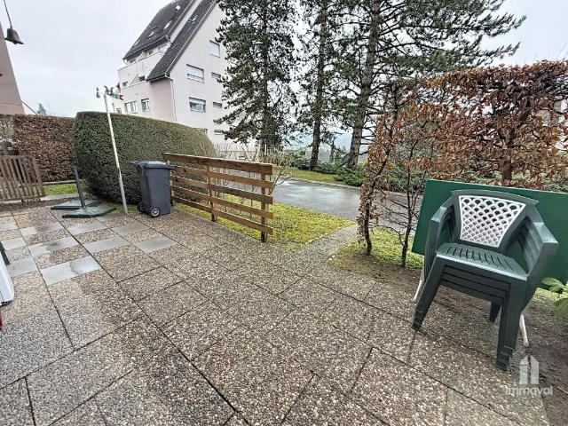 Wasselonne, T2 de 48.6m2 en rez dd jardin avec terrasse