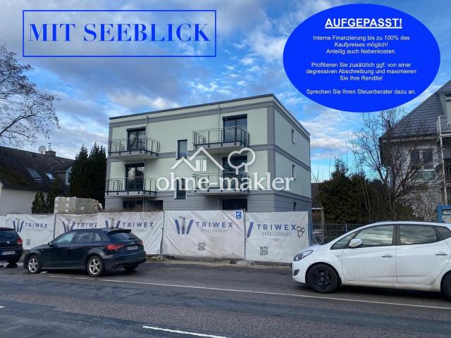 Wasser und Natur: Sonnendurchflutete 3 Zimmer Neubauwohnung mit 10m² Abstellraum*Provisionsfrei!