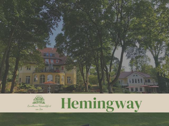 Wassergrundstück Landhaus Himmelpfort Wohnung Hemingway