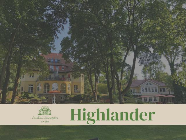 Wassergrundstück Landhaus Himmelpfort Wohnung Highlander