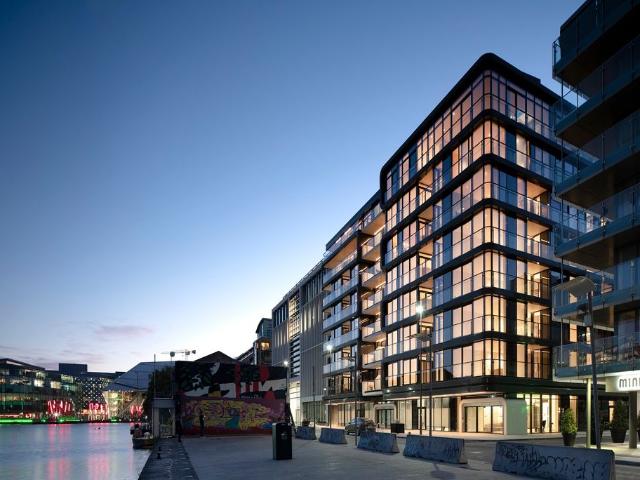 Water Facing Two bedroom apartment @ Opus, 6 Hanover Quay, Grand Canal Dock, Dublin 2