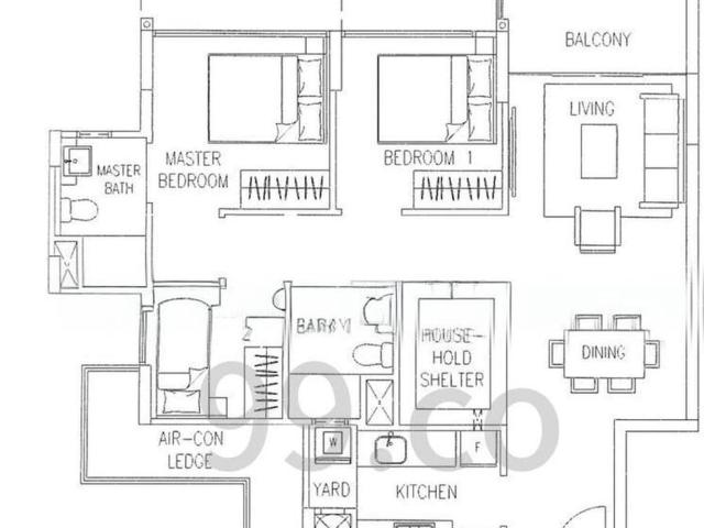 Watercolours D18, Condominium