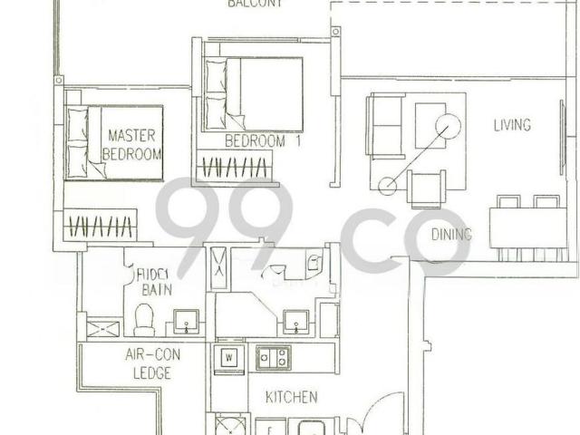 Watercolours D18, Condominium